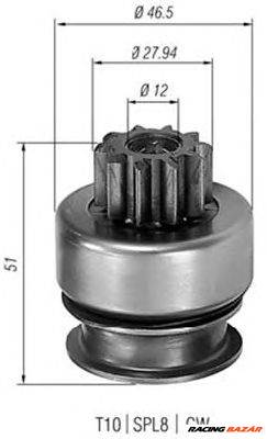 MAGNETI MARELLI 940113020178 - önindító fogaskerék