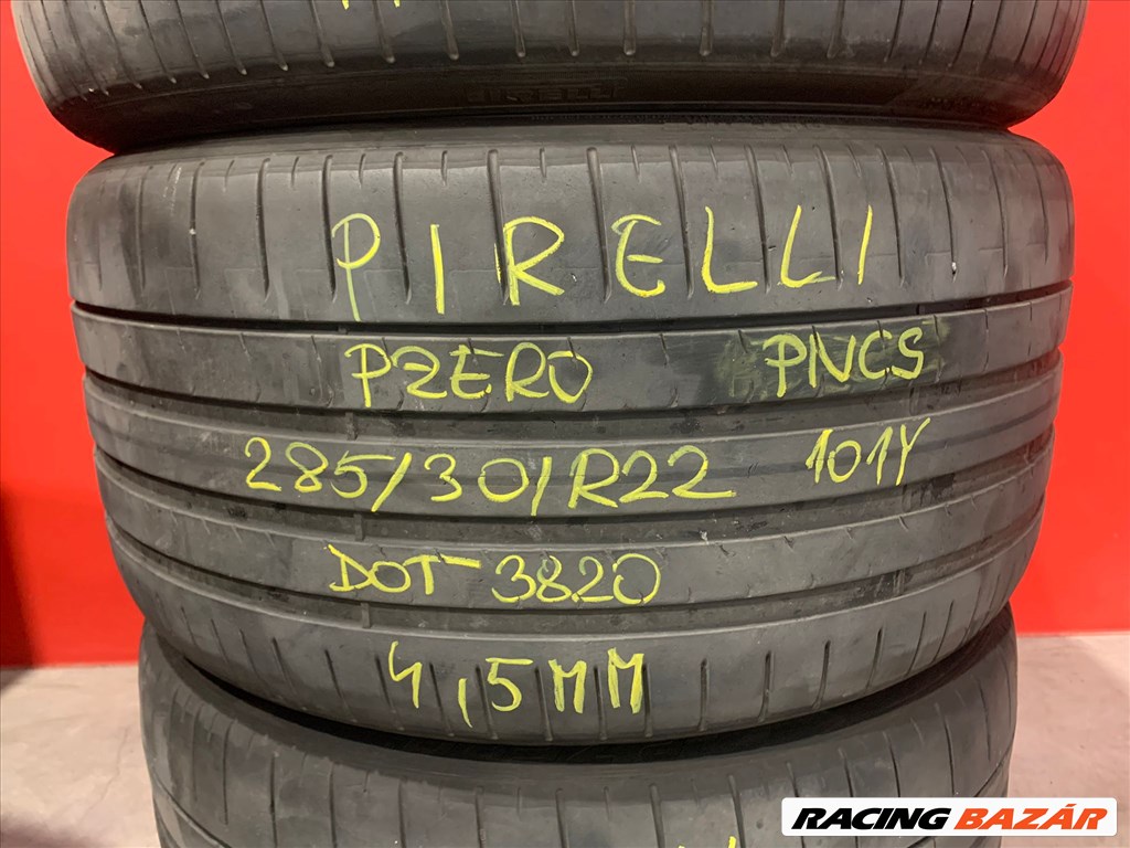 R22 285/30 Pirelli P Zero PNCH 101Y 3x4.5MM DOT3820 - 150 EUR - 2DB 1. kép