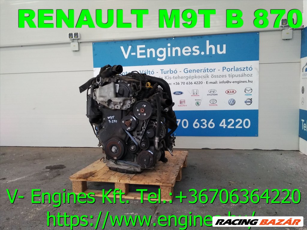 RENAULT M9TB870 bontott motor  3. kép