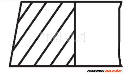 MAHLE 030 61 N0 - dugattyúgyűrű-készlet AUDI SEAT SKODA VW