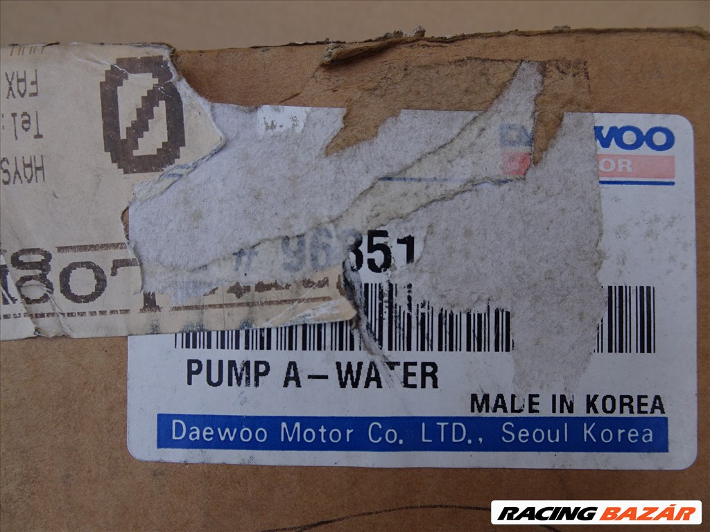 Daewoo Nexia,Opel Astra Vízpumpa gyári új 90234198 4. kép