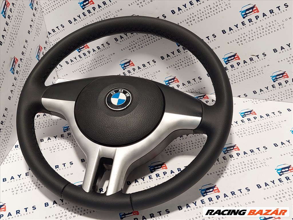 BMW E46 E39 X5 dupla pálcás kormány bőrkormány bőr sport kormány (002830) 1. kép