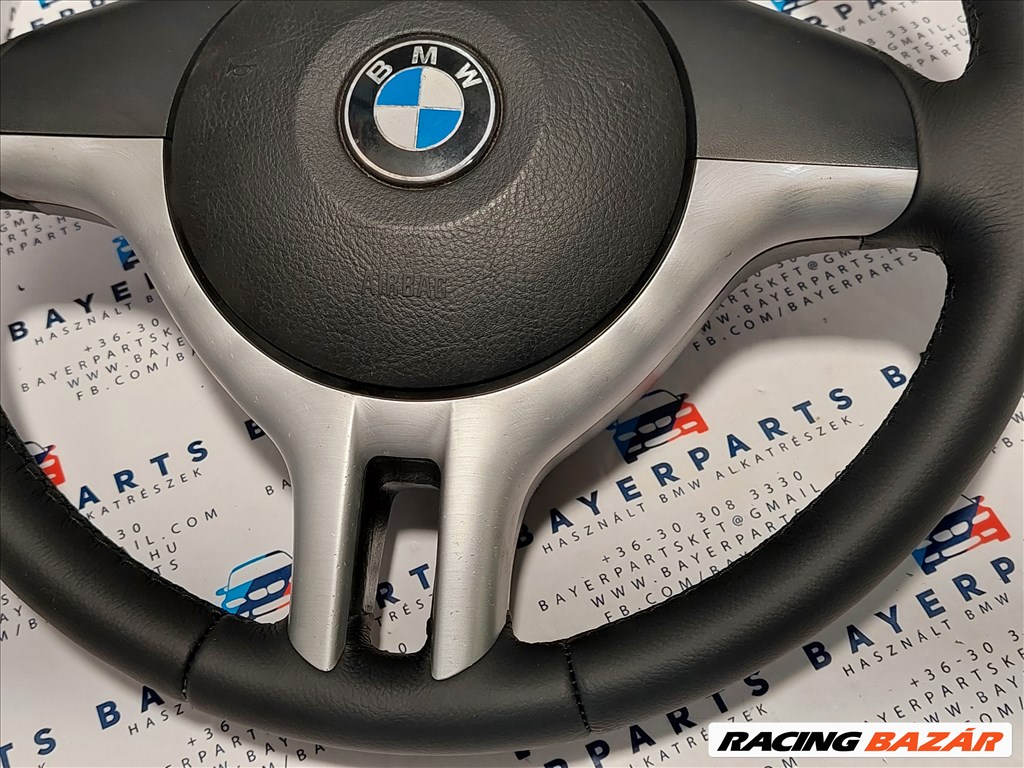 BMW E46 E39 X5 dupla pálcás kormány bőrkormány bőr sport kormány (002830) 6. kép