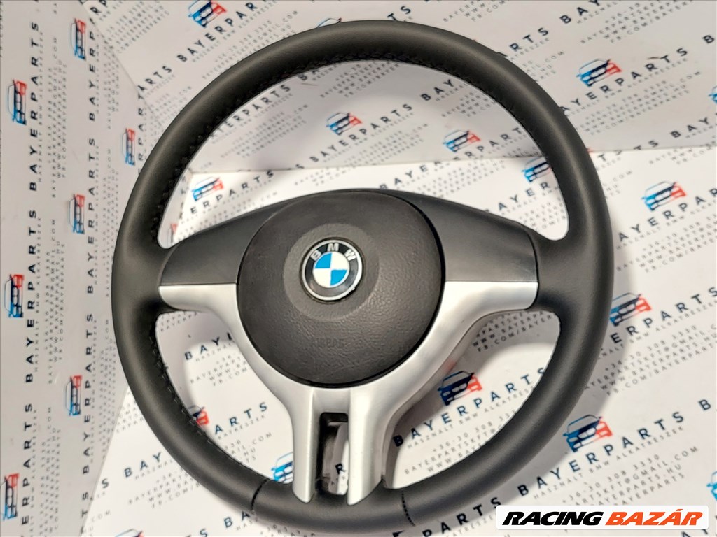 BMW E46 E39 X5 dupla pálcás kormány bőrkormány bőr sport kormány (002830) 8. kép