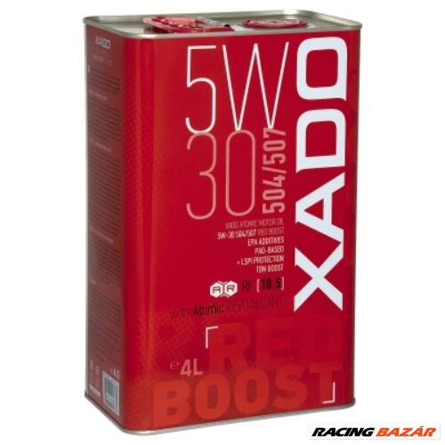 XADO Atomic 5W-30 504/507 RED BOOST 4L kiszerelésű szintetikus motorolaj 26296 1. kép