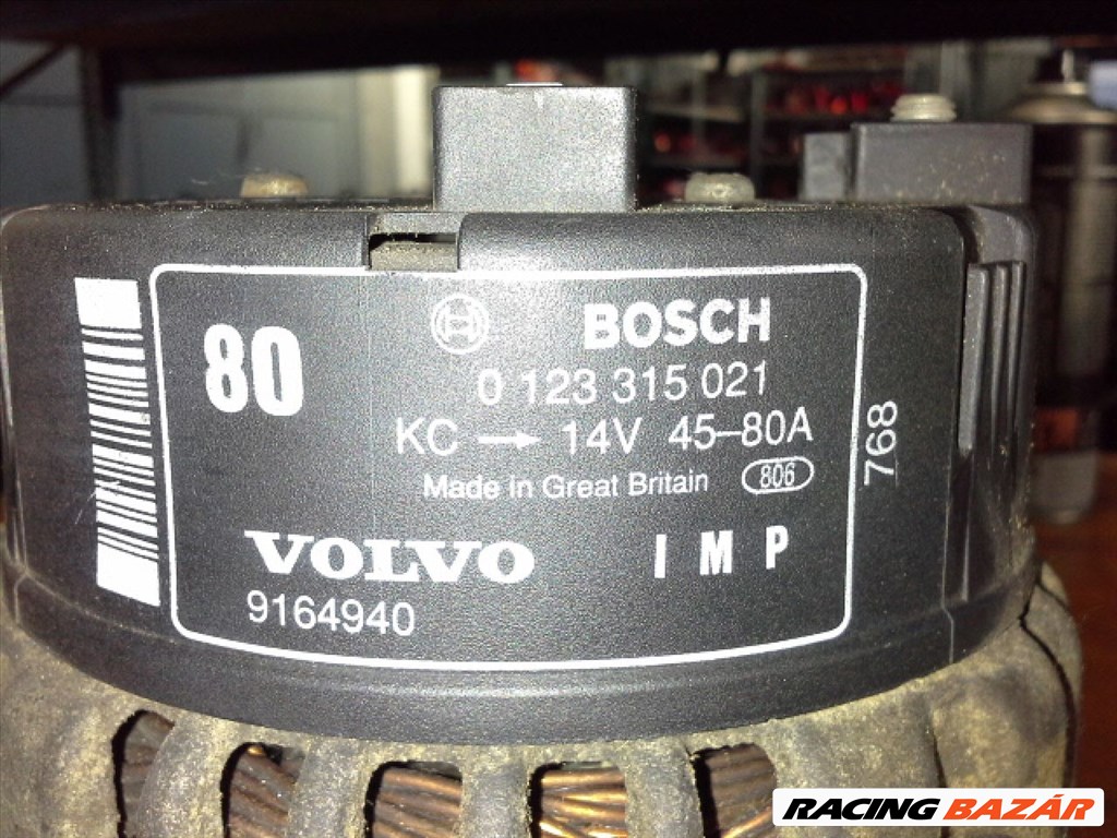 Volvo V40 1.6 generátor  0123315021 6. kép