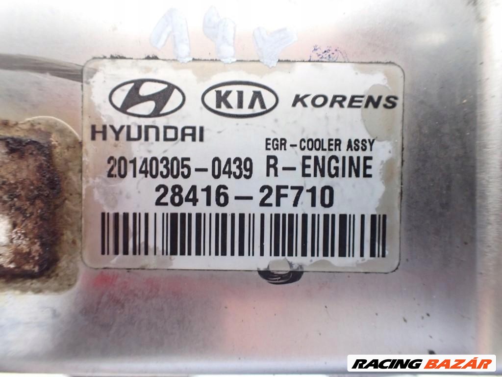 Kia Sorento (XM) 2.2 CRDi  D4HB EGR hűtő 284162f710 2. kép