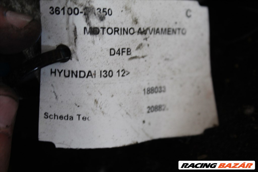 Hyundai I30 2012- 1.6 CRDI önindító  361002a350 (290) 3. kép