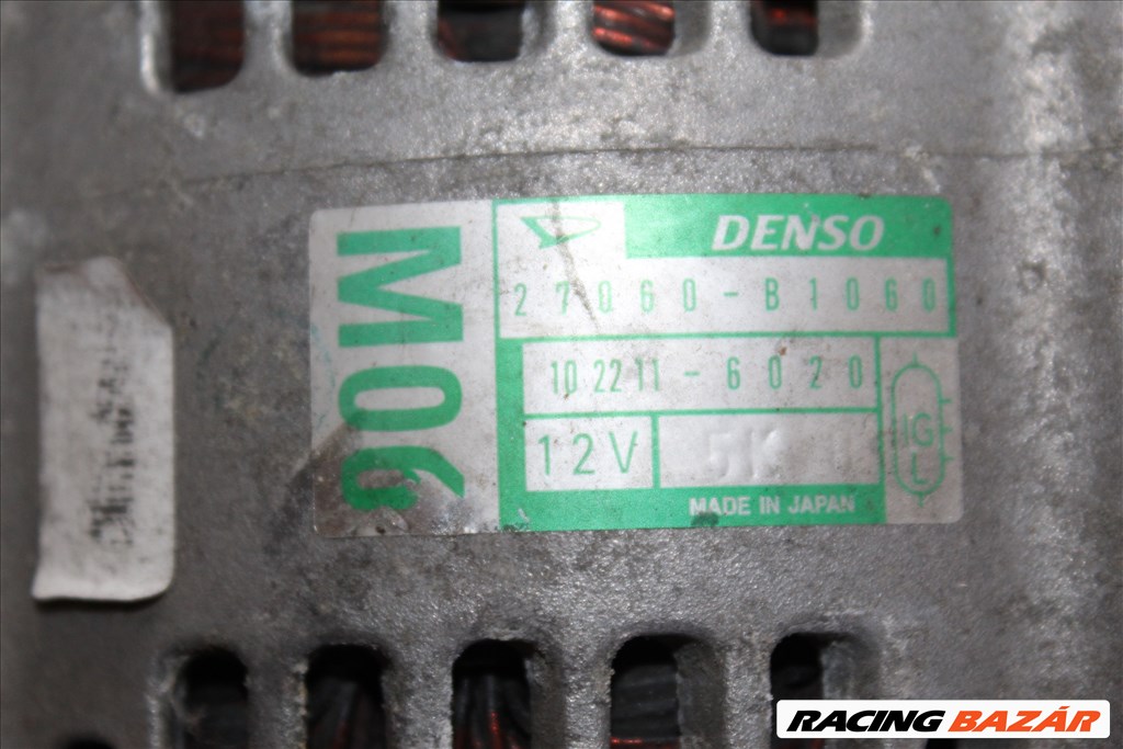 Daihatsu Cuore 2007- 1.0 12V generátor (202) 27060b1060 2. kép