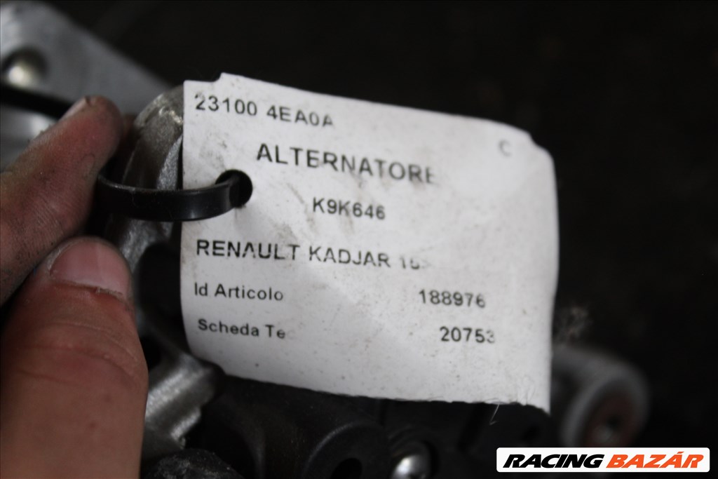 Fiat Sedici 3B 2006-2011 1.6B generátor (220) 3140084e10 2. kép