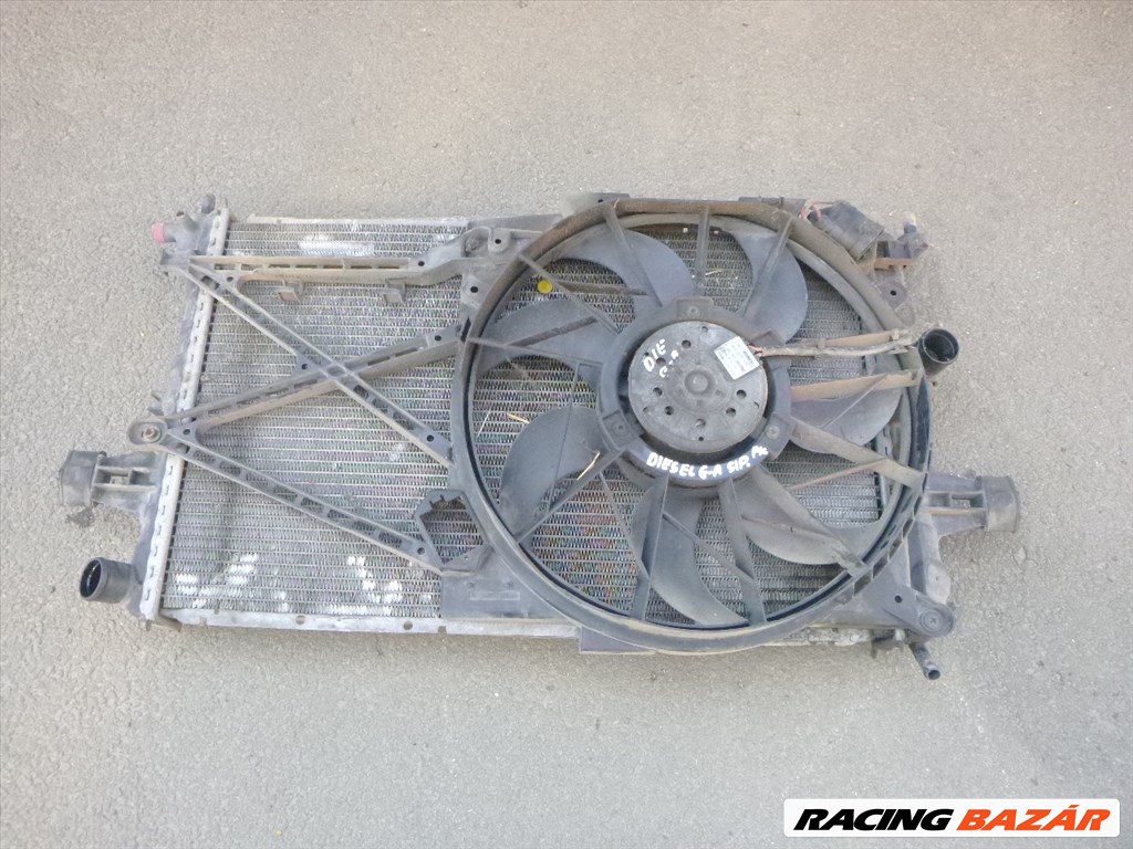 Opel Astra G 2,0 DTI vízhűtő ventilátorral GM 09 158 485 EZ,  GM 90 570 740  gm90570740 5. kép