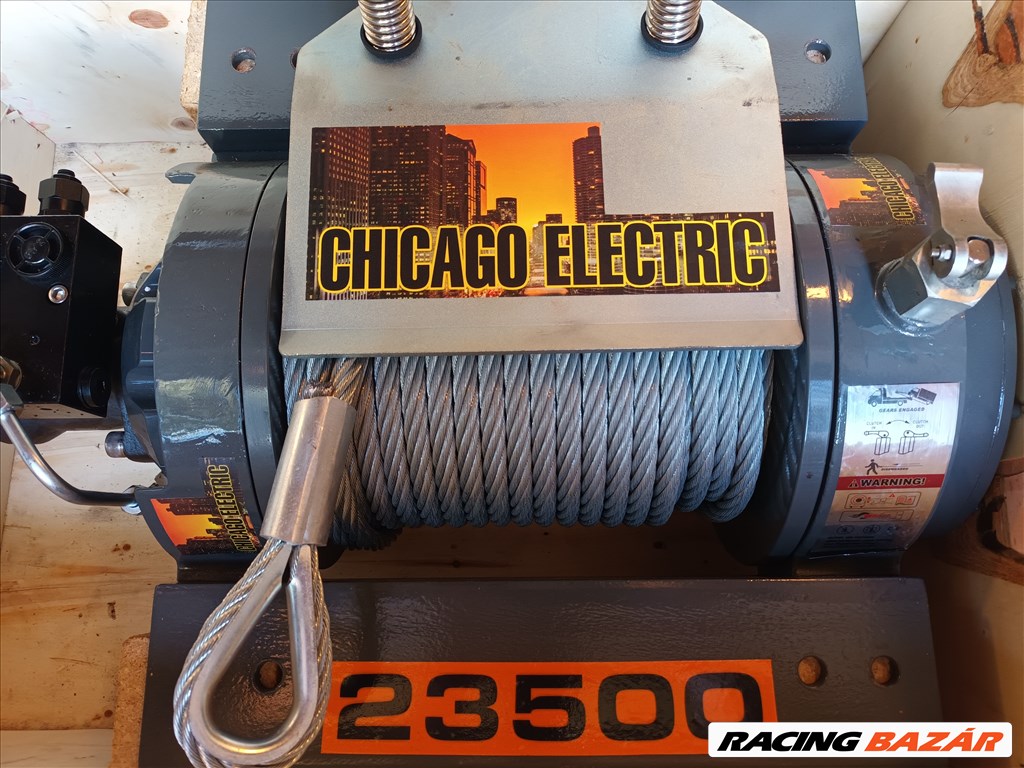 Chicago Electric 11 Tonnás Hidraulikus Csörlő Élettertam Garanciával 1. kép