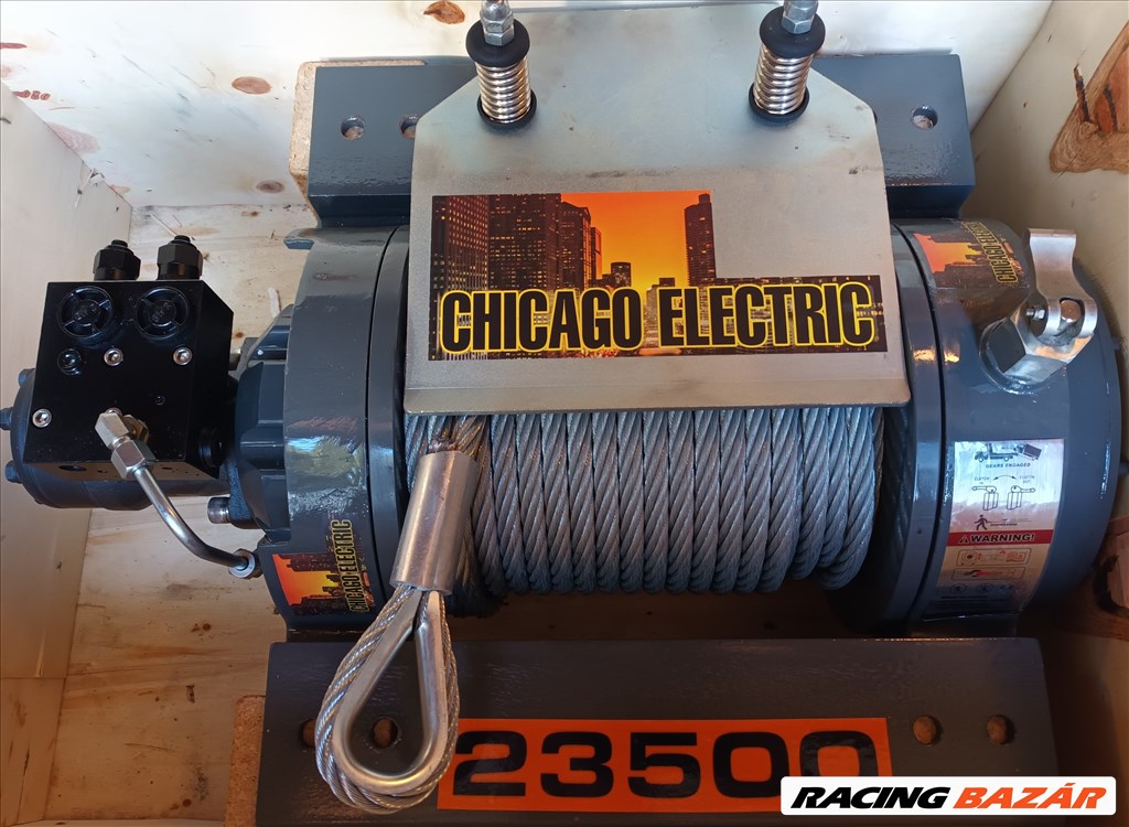 Chicago Electric 11 Tonnás Hidraulikus Csörlő Élettertam Garanciával 4. kép