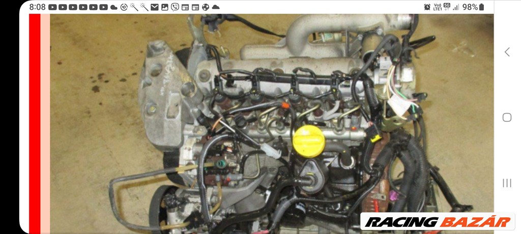 Opel Vivaro.R Trafic 1.9 dci Motor F9q 760. 1. kép