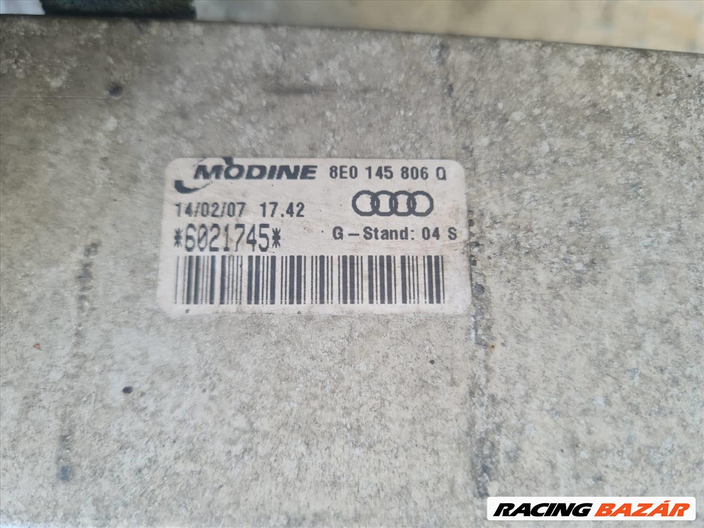 Audi A4 (B6/B7) BRD jobb oldali intercooler, 8E0 145 806 Q 2. kép
