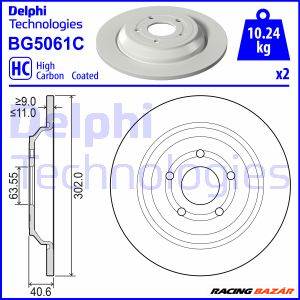 DELPHI BG5061C - féktárcsa FORD