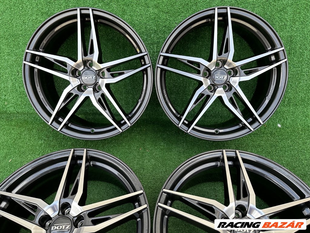 R19 5x112 (57,1) DOTZ Interlagos Dark Gunmetal Polished - Bicolor - 7.5J ET51 3. kép