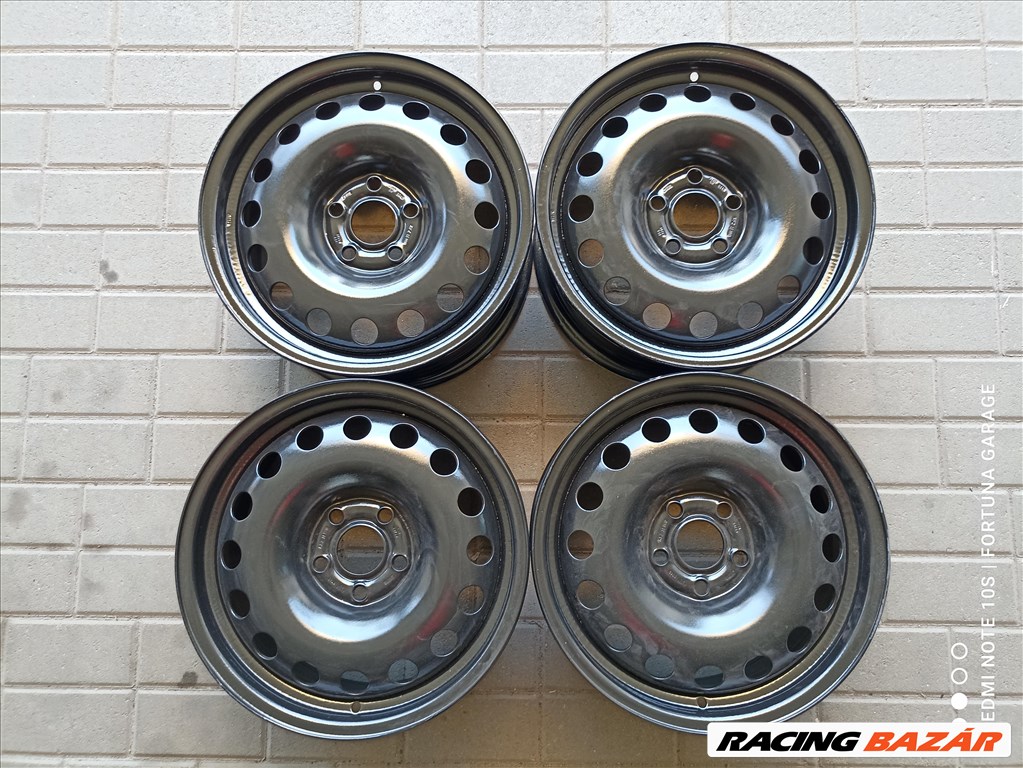 5x108 16" Renault újszerű lemezfelni garnitúra (241) 1. kép