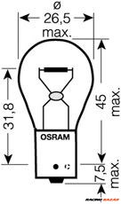OSRAM 7510TSP - indexlámpa izzó ASTRA DAF IRISBUS IVECO MAN MERCEDES-BENZ NEOPLAN RENAULT TRUCKS SCA 1. kép