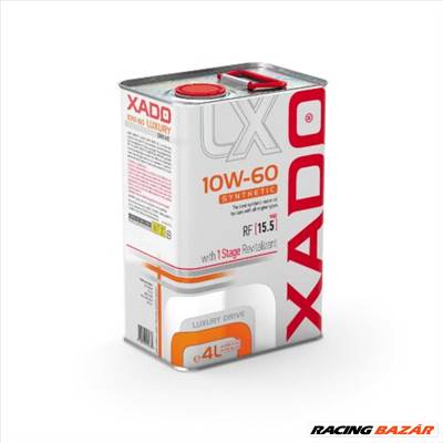 XADO Atomic 10W-60 SM/CF Luxury Drive 4L kiszerelésű szintetikus motorolaj 20276