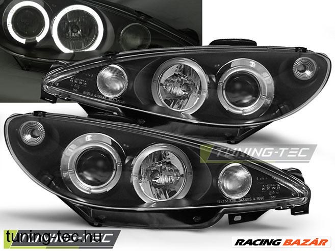 Peugeot 206 PEUGEOT 206 10.98-02 ANGEL EYES BLACK Tuning-Tec F 1. kép