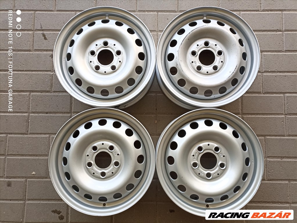 5x112 15" Mercedes Vito újszerű lemezfelni garnitúra (R248) 1. kép