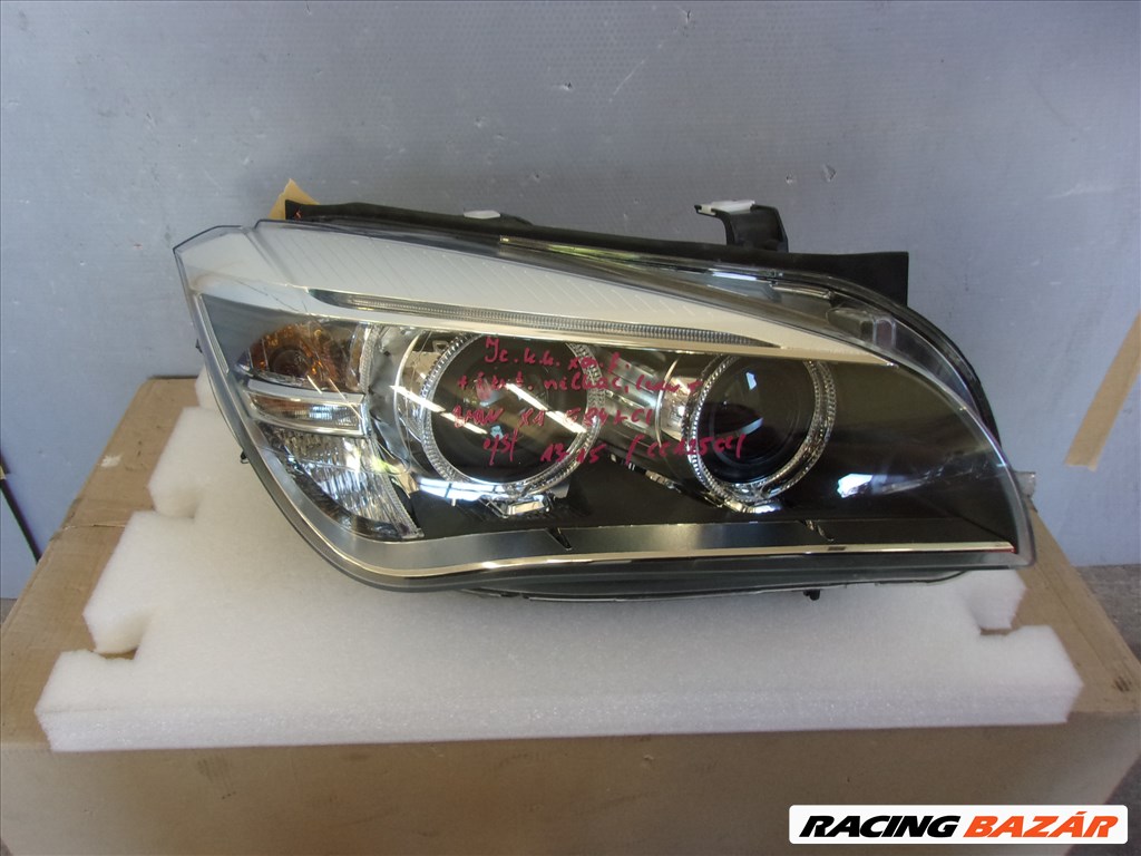 BMW X1 E84 LCI jobb első kanyarkövetős xenon fényszóró 2013-2015 63117290240 1. kép