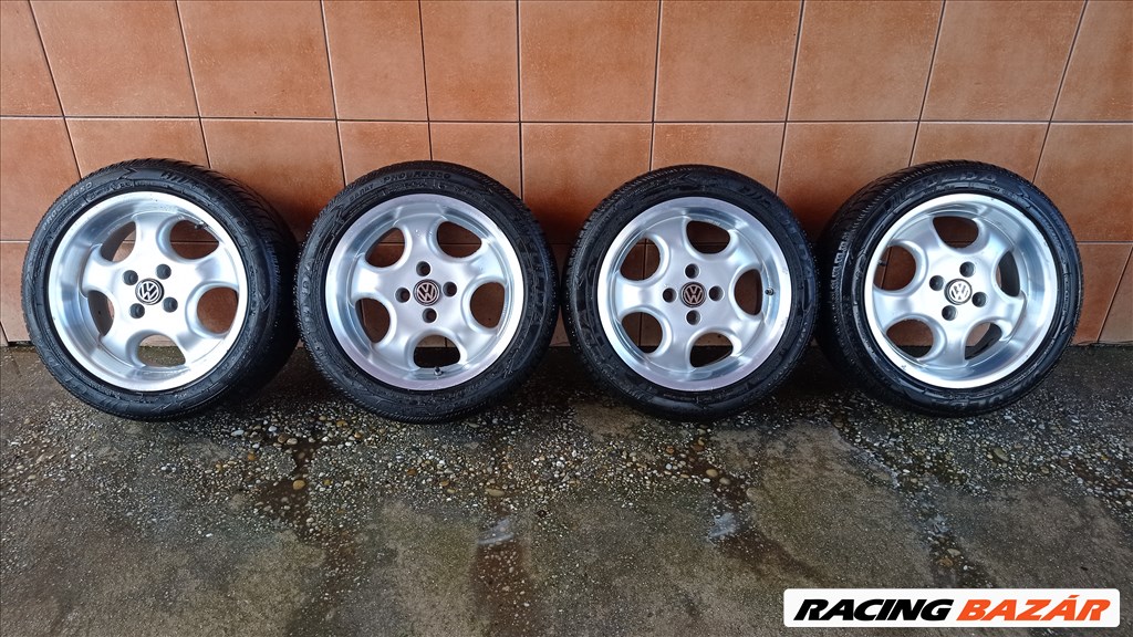 RH CUP 15" ALUFELNI 4X100 NYÁRI 195/50R15 GUMIVAL OLCSÒN!!!! 1. kép