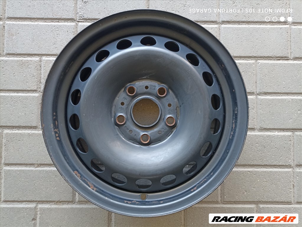 5x112 15" Volkswagen használt lemezfelni garnitúra (190) 4. kép