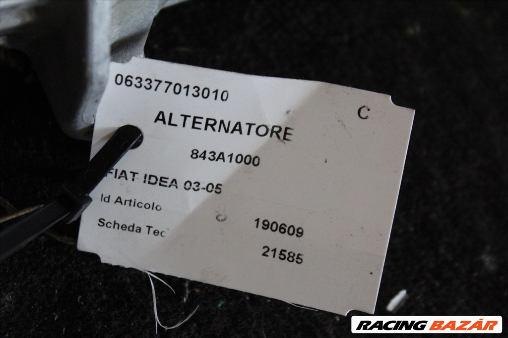 Fiat Idea  2003-2005 generátor 63377013010 (243) 3. kép