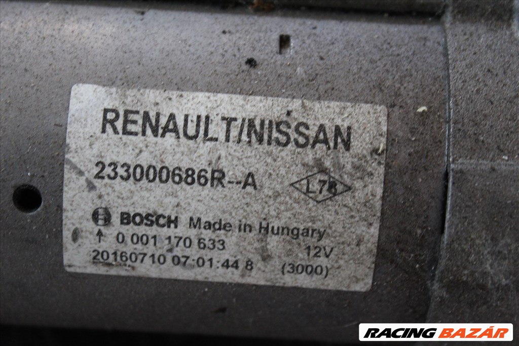 Renault Megane 2016 1.6DCI önindító  233000686r 2. kép