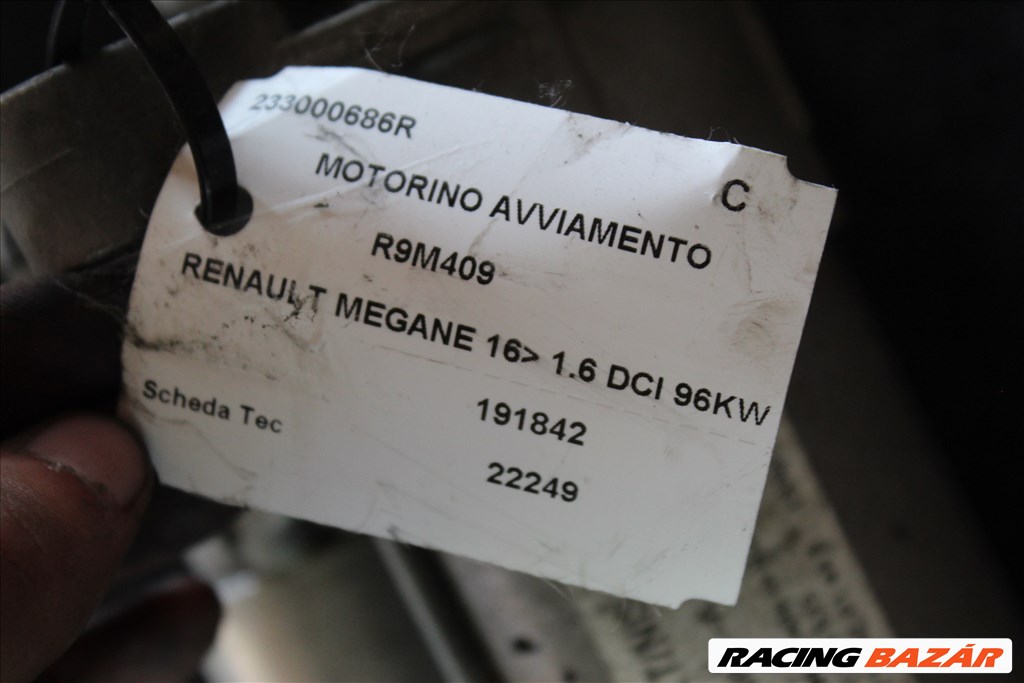 Renault Megane 2016 1.6DCI önindító  233000686r 3. kép