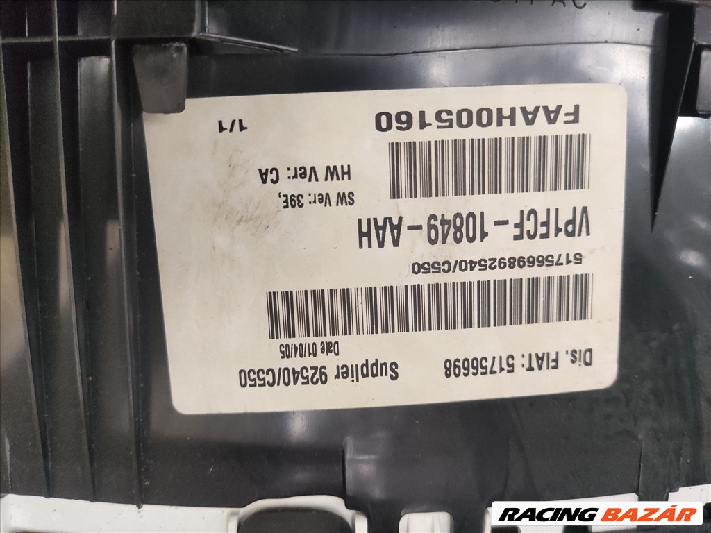 Fiat Stilo 1.6 16V, motorvezérlő, légzsák indító, trafó, óra csoport. 12. kép