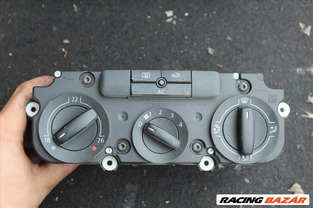 Volkswagen Golf V 1.6B BSE Klímavezérlő panel  1. kép