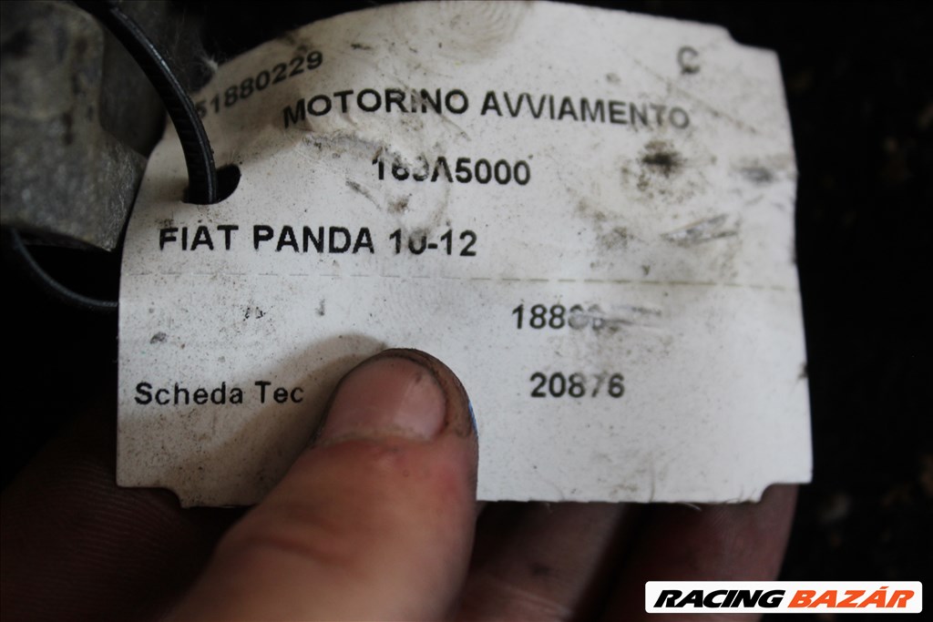 Fiat Panda 2010-2012 1.4B önindító   51880229 (258) 2. kép