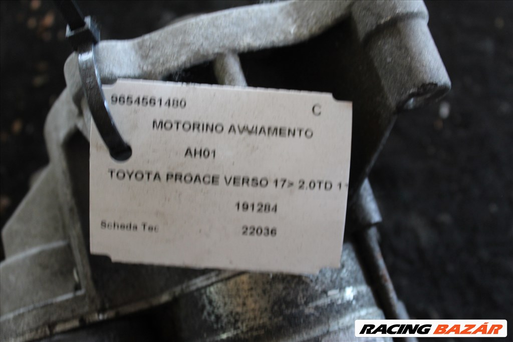  Toyota Proace Verso 2017 2.0TD önindító  9654561480 (279) 3. kép