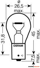 OSRAM 7507ULT-02B - izzó, helyzetjelző/határoló lámpa ABARTH ALFA ROMEO ALPINA APRILIA MOTORCYCLES A