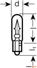 OSRAM 2741 - izzó, műszerfal világítás