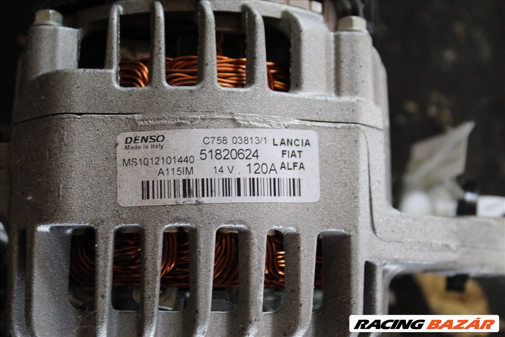 Fiat Bravo 2007-2010 1.6 MJET generátor (245)  51820624 2. kép