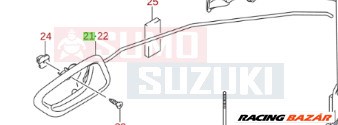 Suzuki Ignis kilincs jobb első belső szürke 83101-86G00-S1S 1. kép