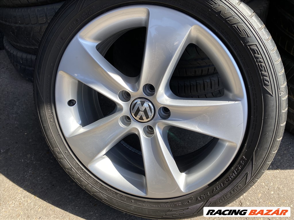 Volkswagen Jetta / Golf / Touran / Passat gyári 6,5X17-es 5X112 ET39-es könnyűfém felni garnitúra 3. kép