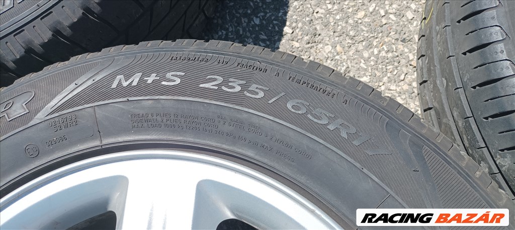 Land Rover Freelander 2 gyári 17" alufelni szett jó nyári gumikkal eladó! 7. kép