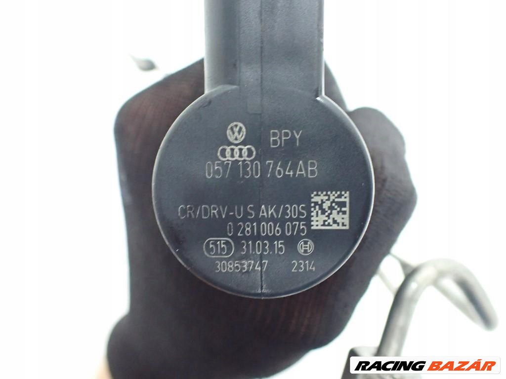 Audi A4 (B8 - 8K), Audi A5 (B8 - 8T) 2.0 TDI CJC CJCA CJCC railcső, nyomásszabályozó szelep 057130764ab 03l130089q 3. kép