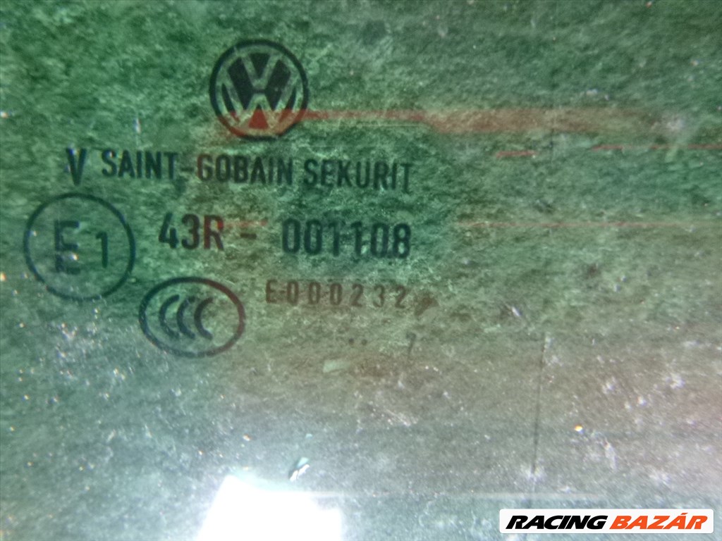 Volkswagen Golf Plus jobb hátsó ajtóüveg 43R-001108 4. kép