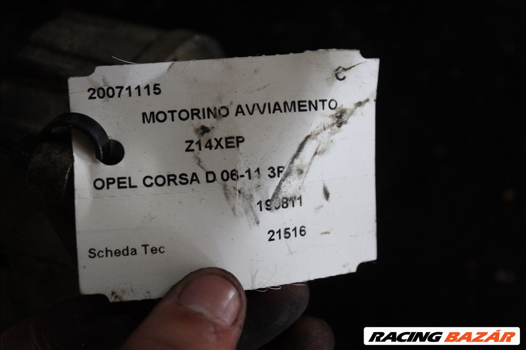 Opel Corsa D 2006-2011 1.4B önindító 20071115 (274) 3. kép