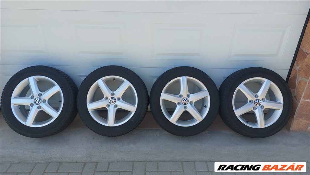 2.Gyári, 16" VW Golf VII.  /Aspen/ alufelni Téli gumikkal 6. kép