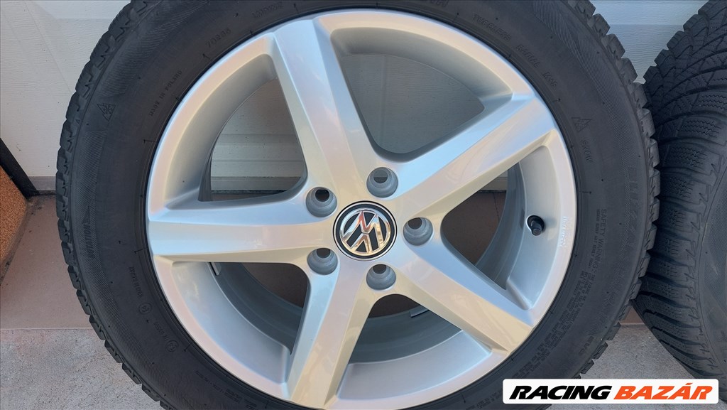 2.Gyári, 16" VW Golf VII.  /Aspen/ alufelni Téli gumikkal 4. kép