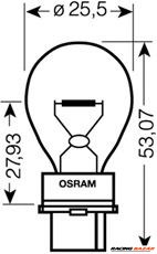 OSRAM 3156 - féklámpa izzó CADILLAC CHEVROLET CHRYSLER DAIHATSU DODGE HYUNDAI JEEP KIA LINCOLN MITSU 1. kép