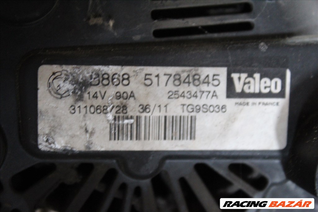 Fiat Panda  2010-2012 1.3JTD generátor (251)  51784845 2. kép