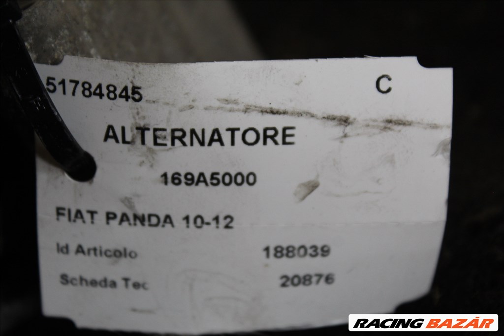Fiat Panda  2010-2012 1.3JTD generátor (251)  51784845 3. kép